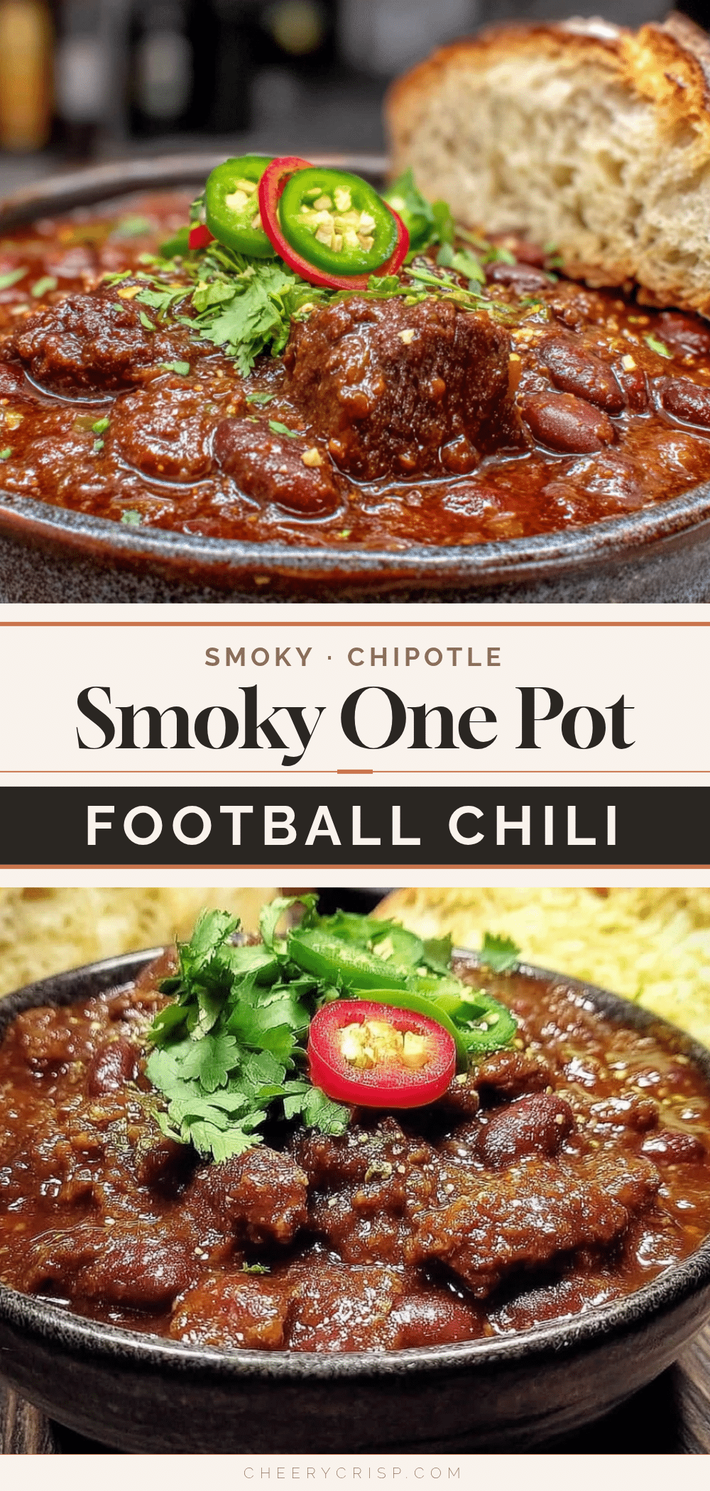 smoky chipotle football chili recipe