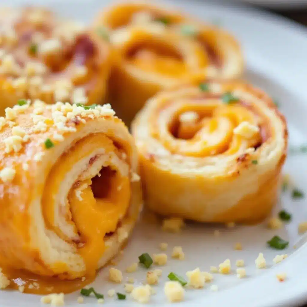 turkey and cheese pinwheel roll-ups preparation steps