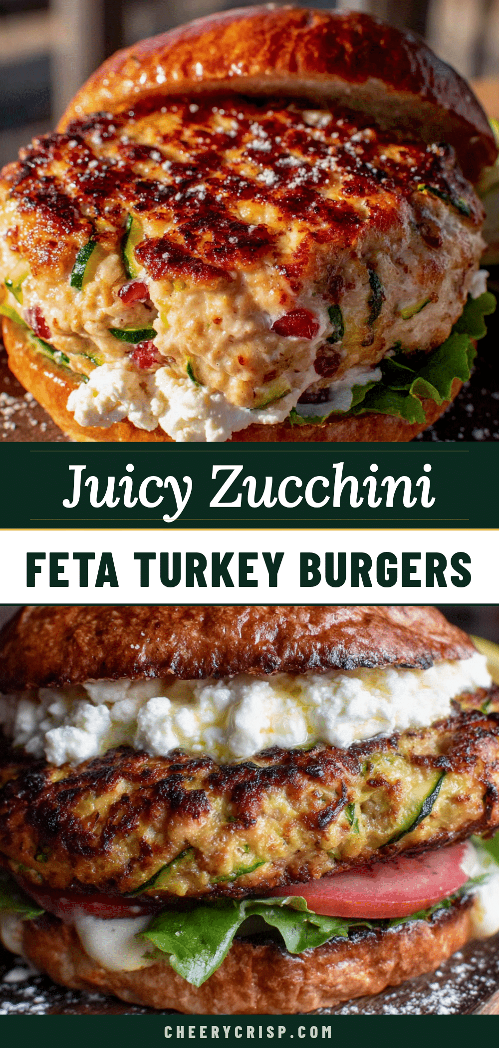 zucchini feta turkey burgers recipe