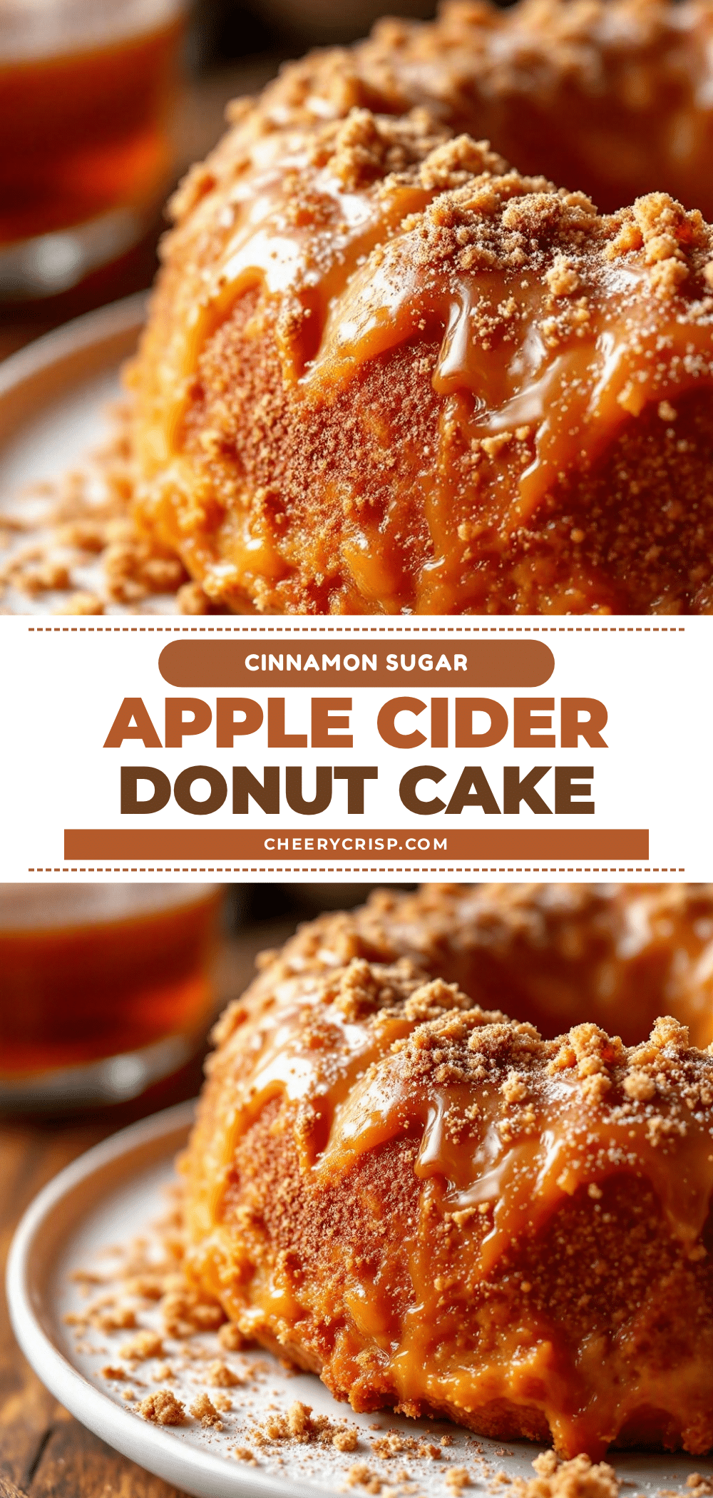 apple cider donut cake recipe