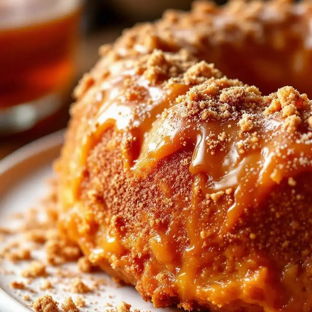 apple cider donut cake - featured image