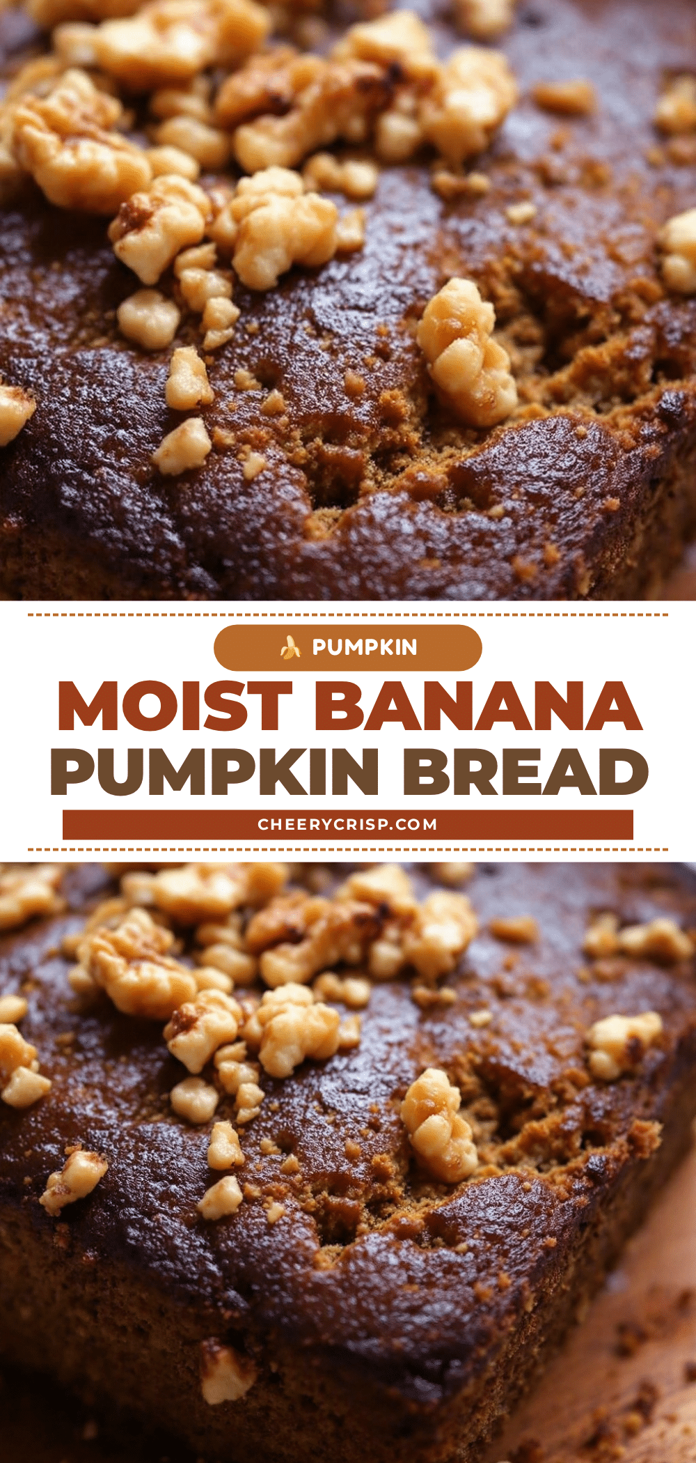 banana pumpkin bread with toasted walnuts recipe