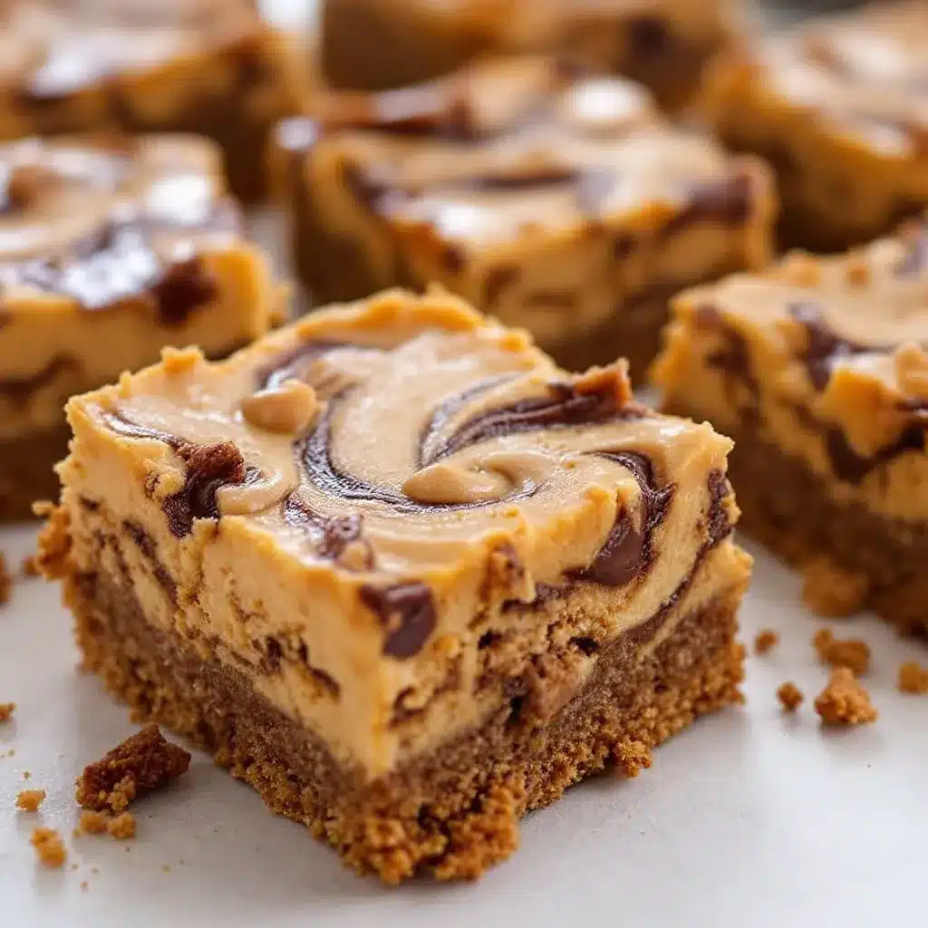 Biscoff cheesecake bars preparation steps