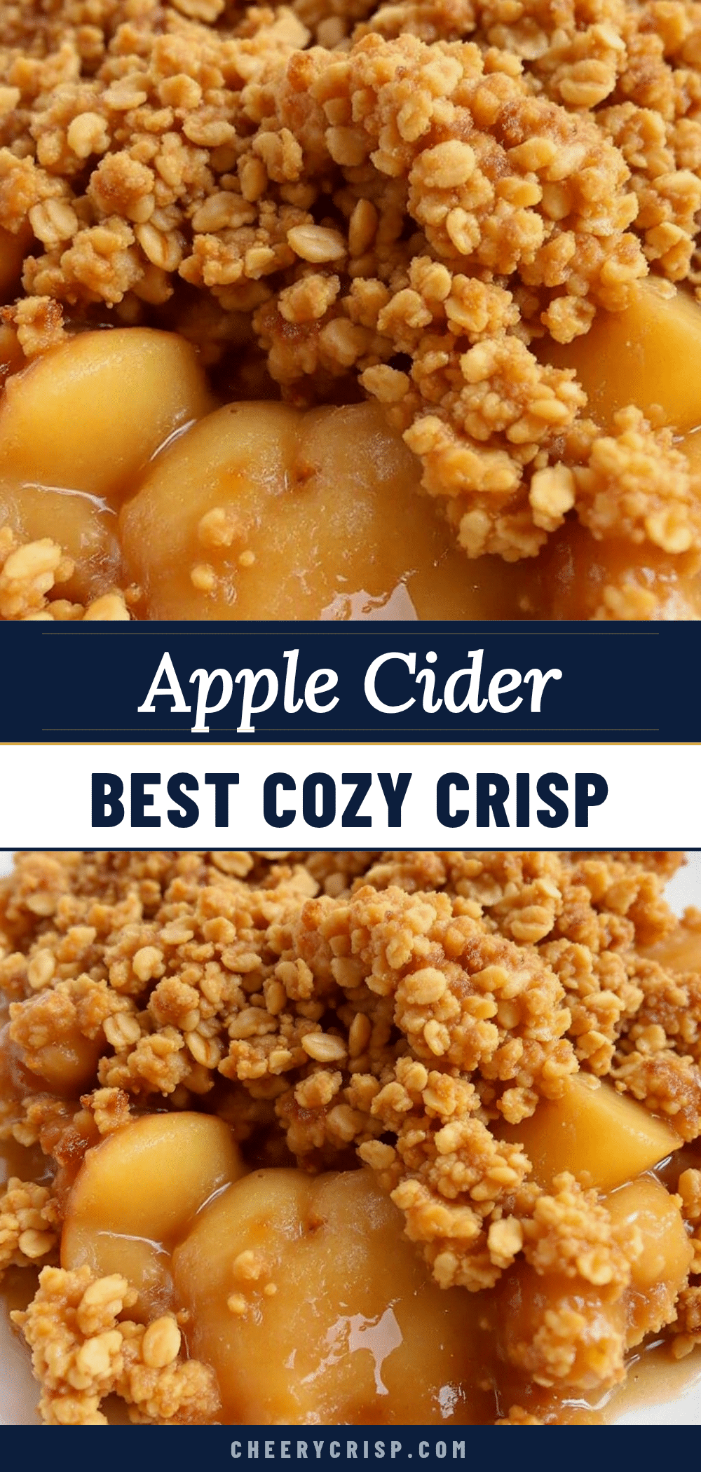 brown butter apple cider crisp recipe