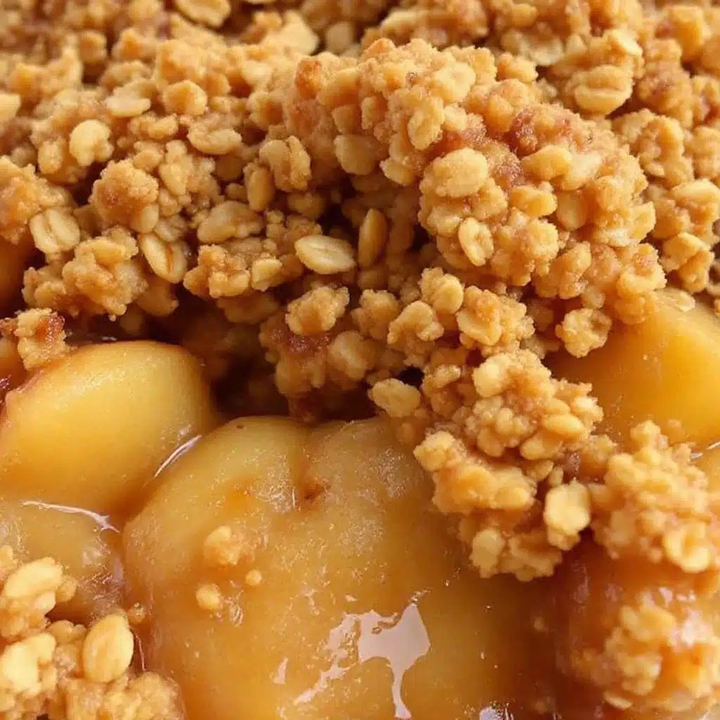 brown butter apple cider crisp - featured image