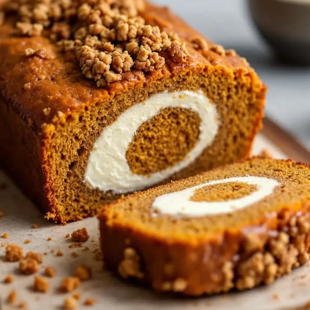 brown butter pumpkin bread with cream cheese swirl preparation steps