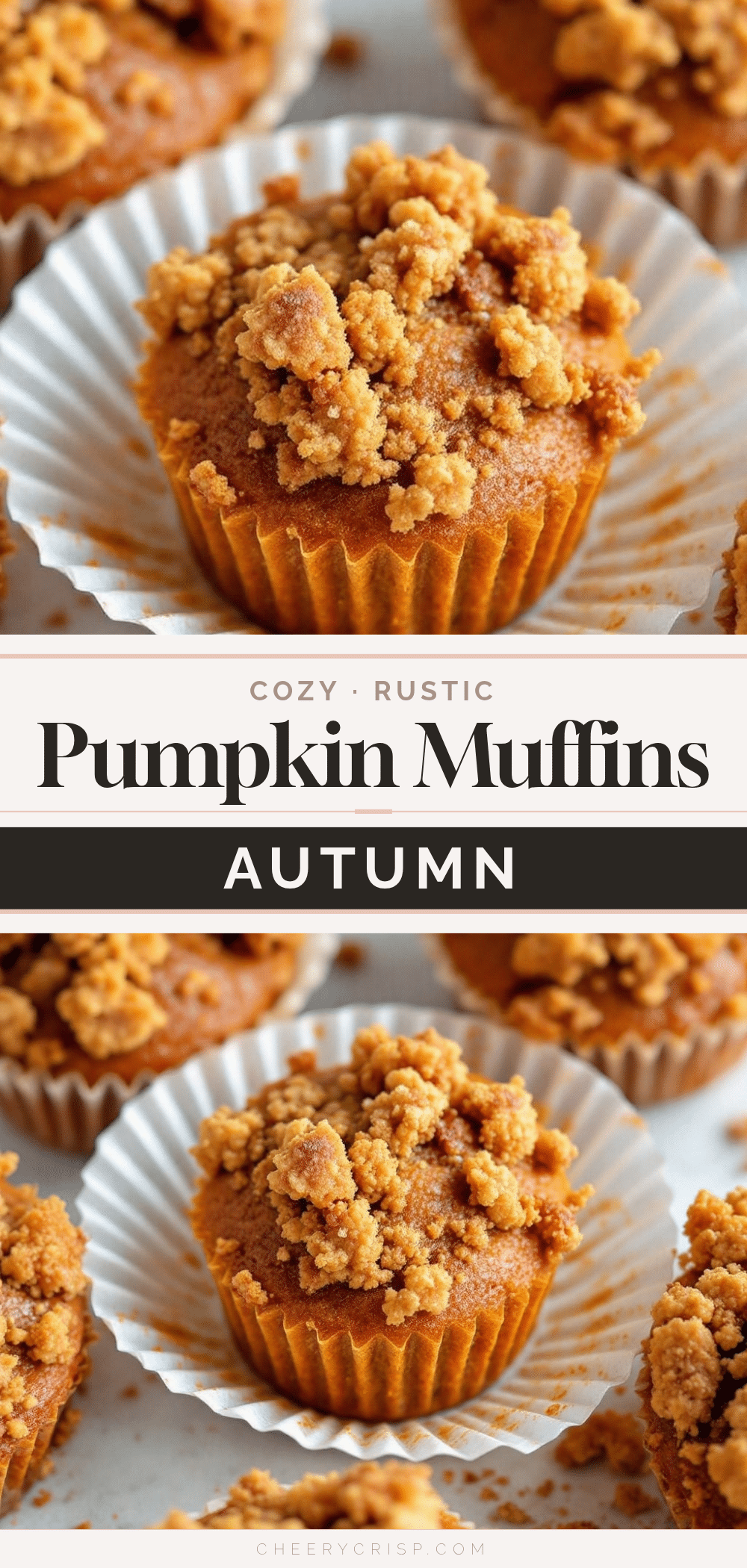 Brown Sugar Cinnamon Pumpkin Muffins recipe