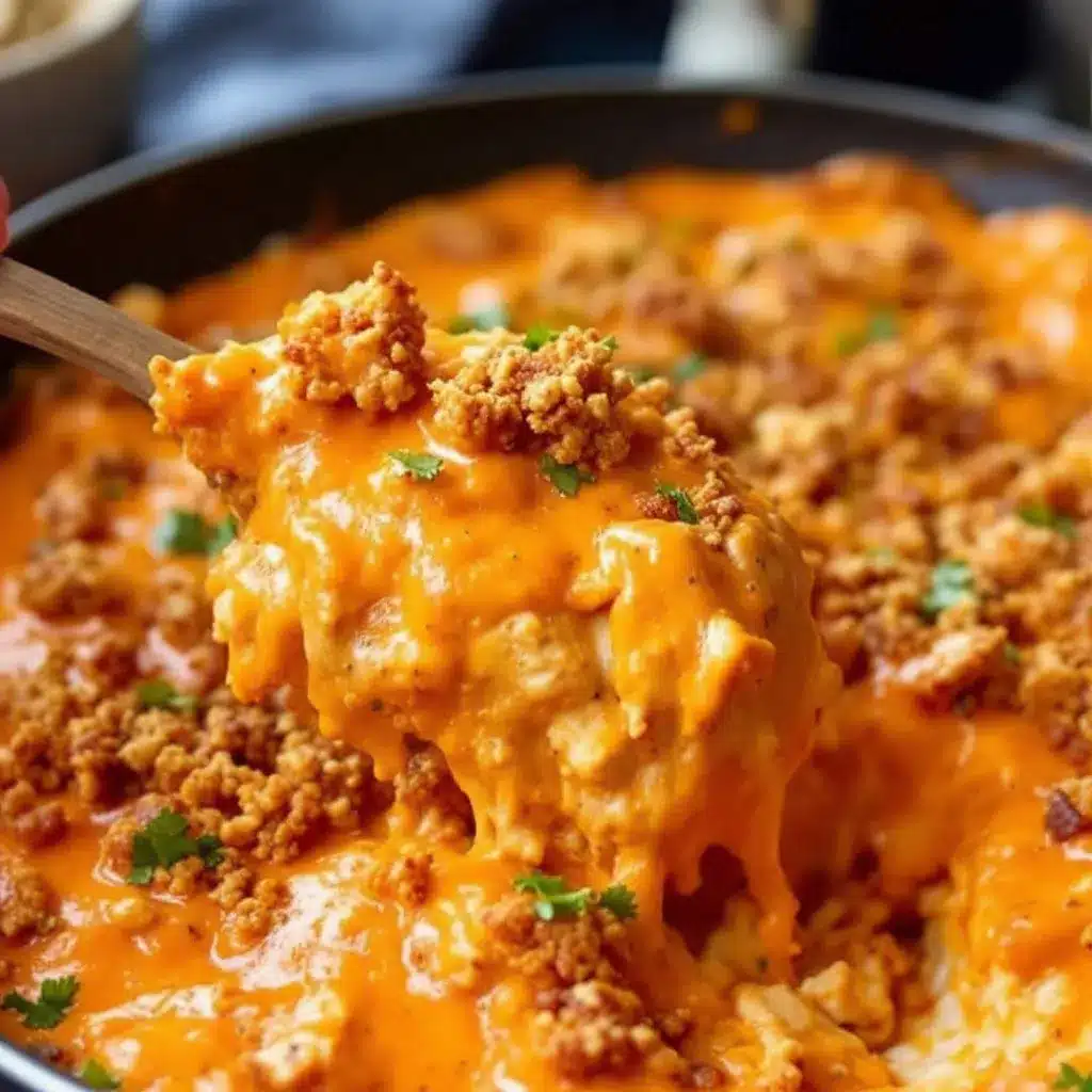 buffalo chicken dip for two preparation steps