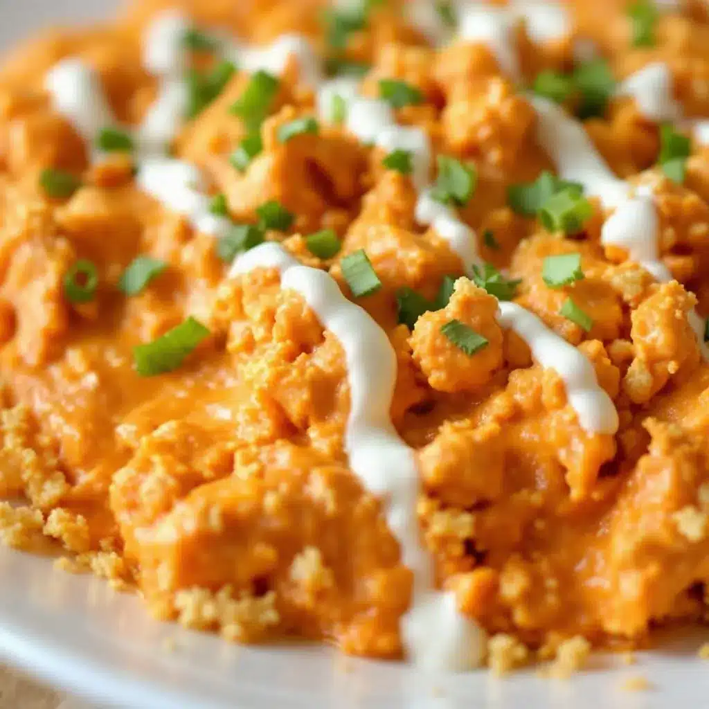 Buffalo chicken dip preparation steps