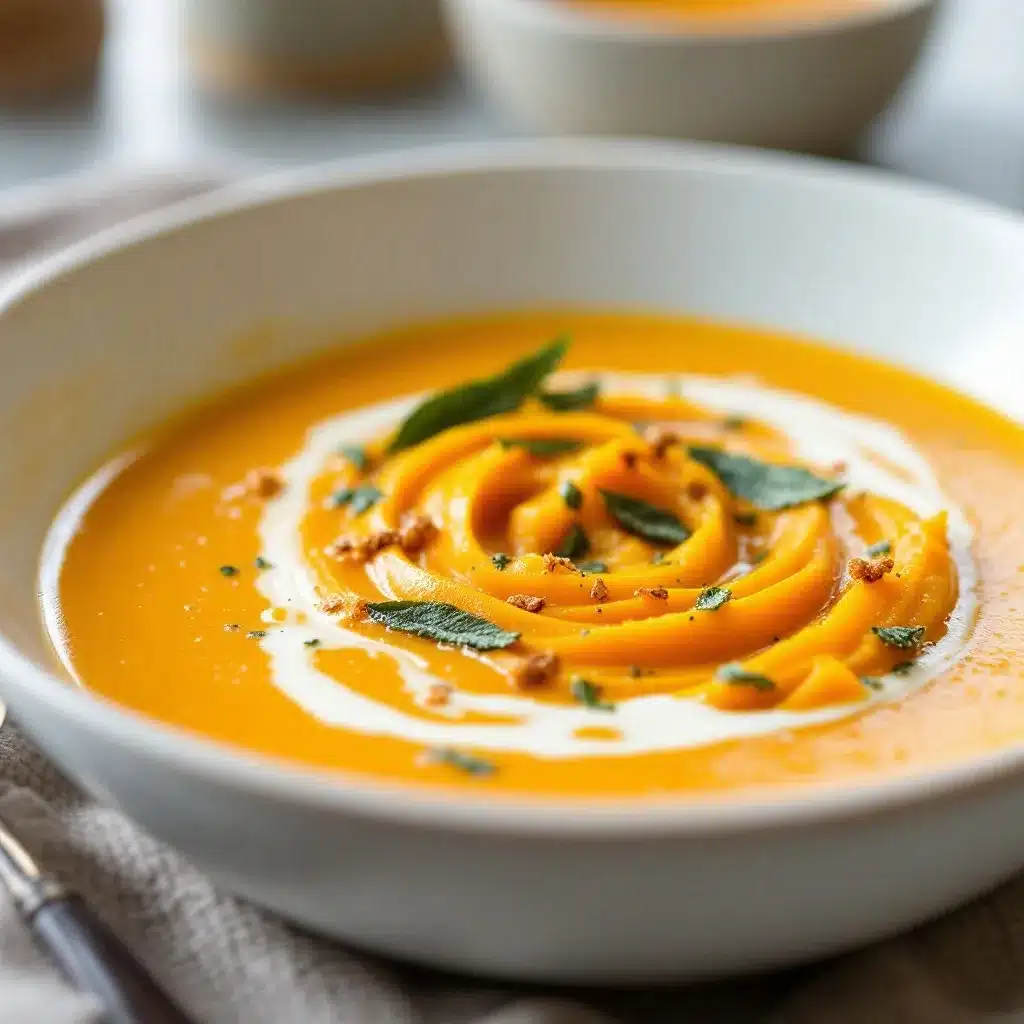 butternut squash soup preparation steps