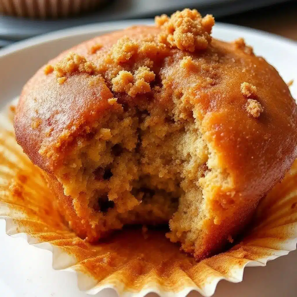 chewy cinnamon apple cider donut muffins - featured image