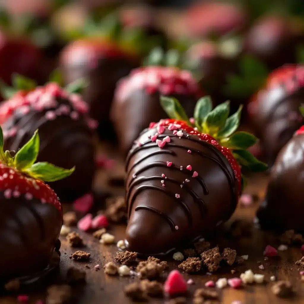 chocolate covered strawberries preparation steps