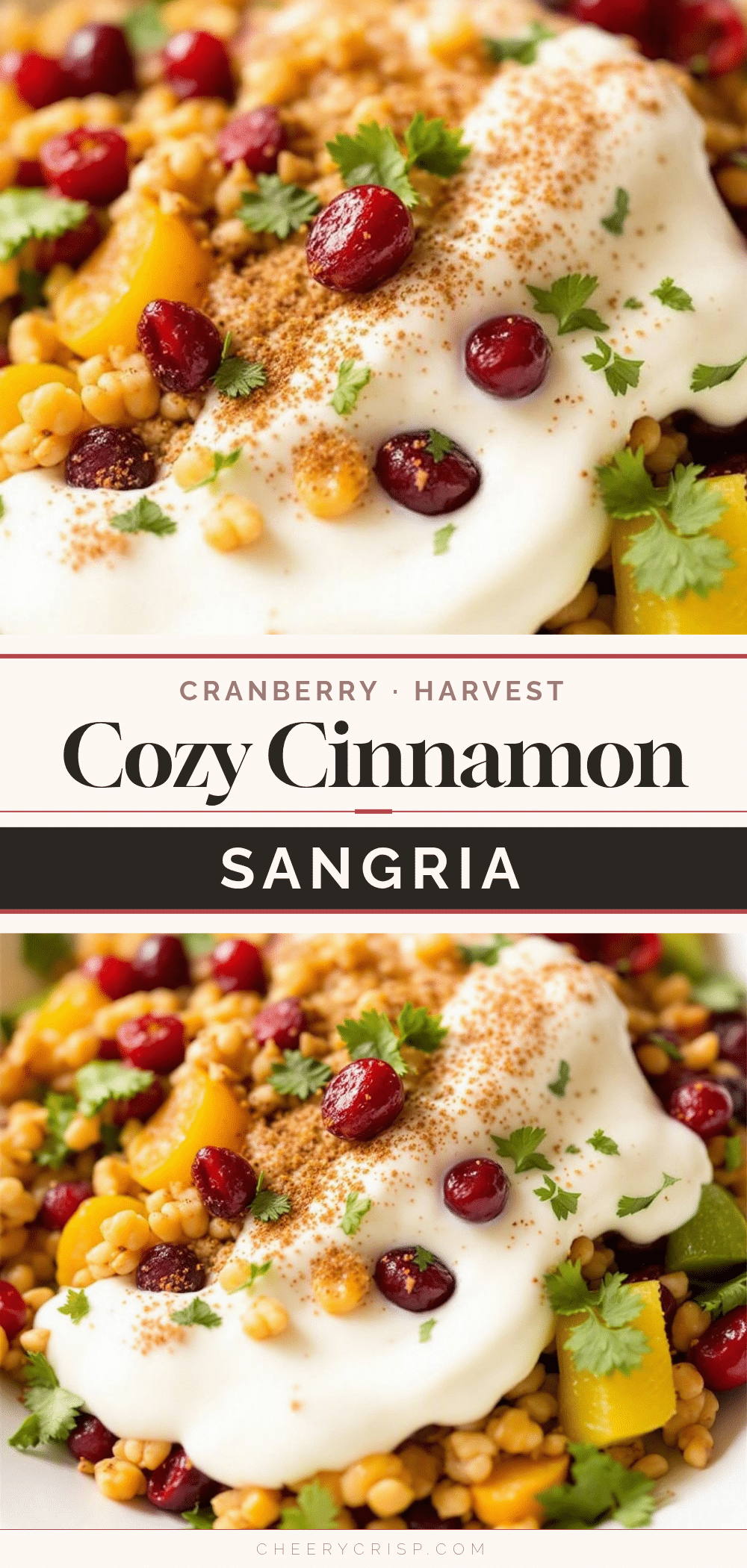 cinnamon cranberry sangria recipe