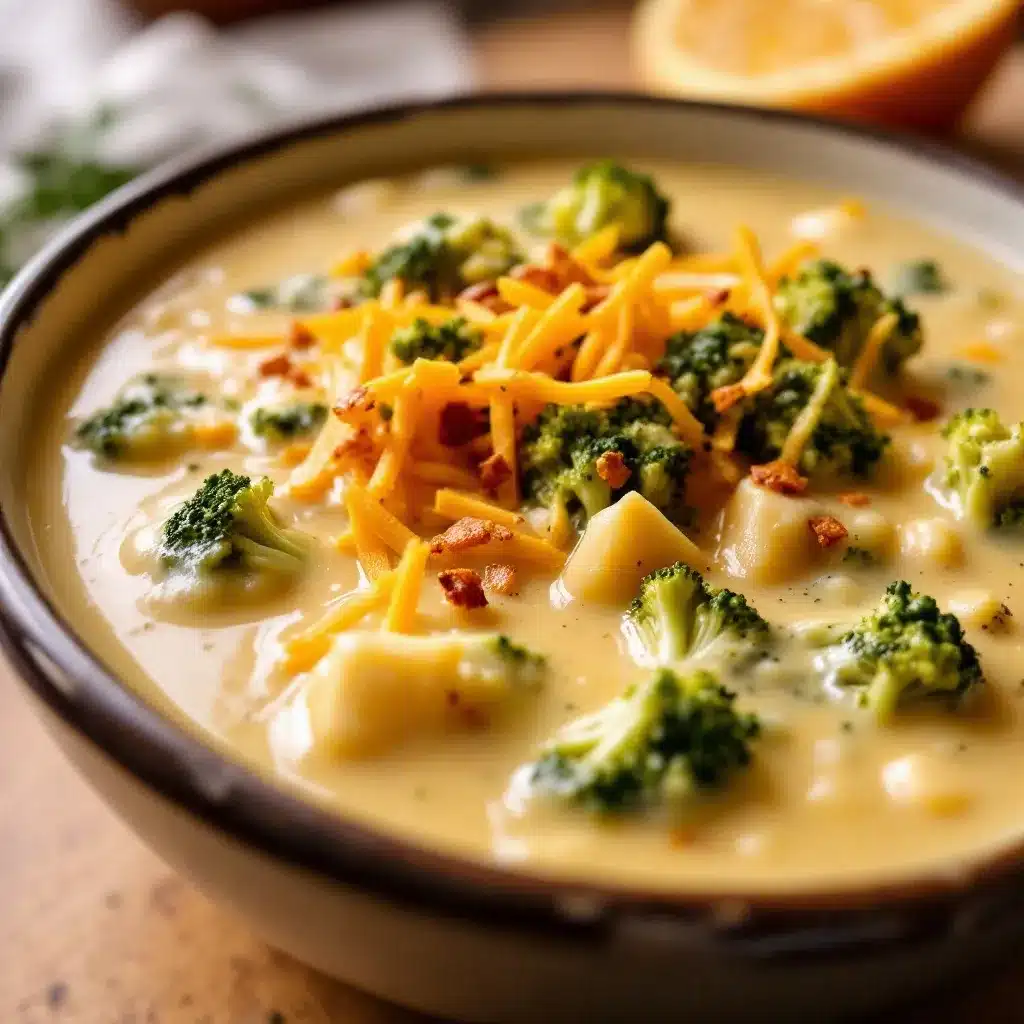 copycat Panera broccoli cheddar soup preparation steps