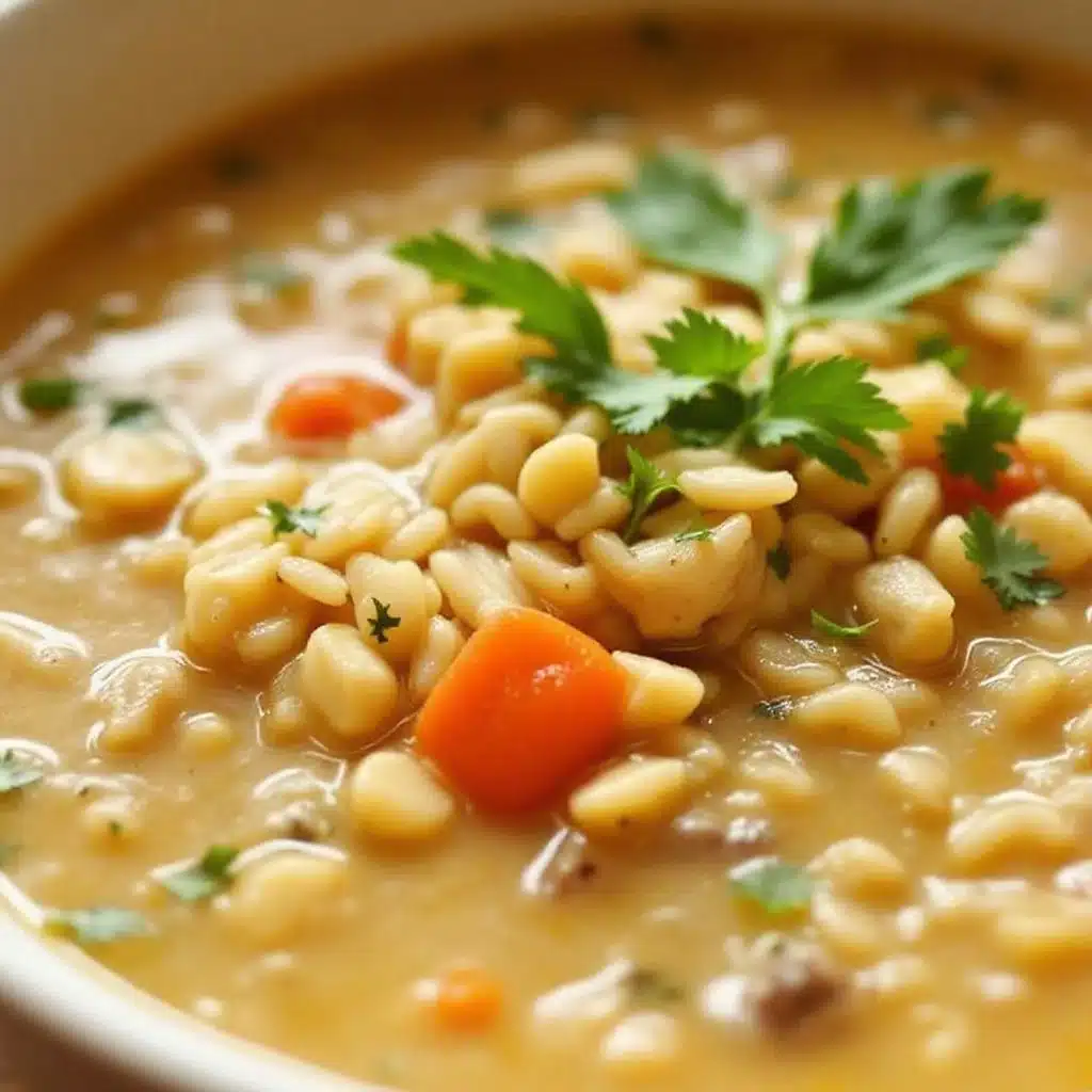 copycat panera chicken and wild rice soup - featured image