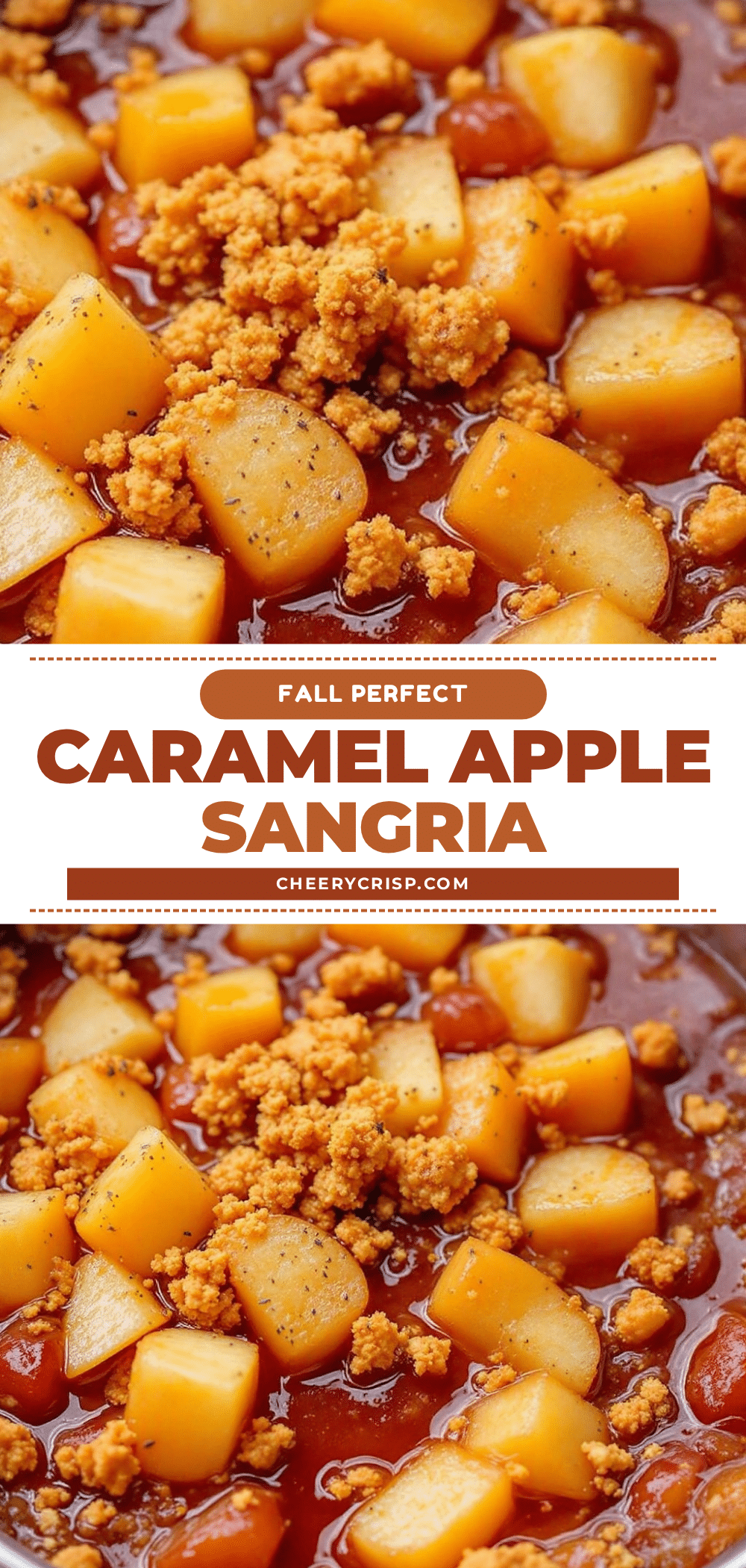 cozy caramel apple sangria recipe