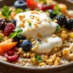 creamy high-fiber overnight oats - featured image