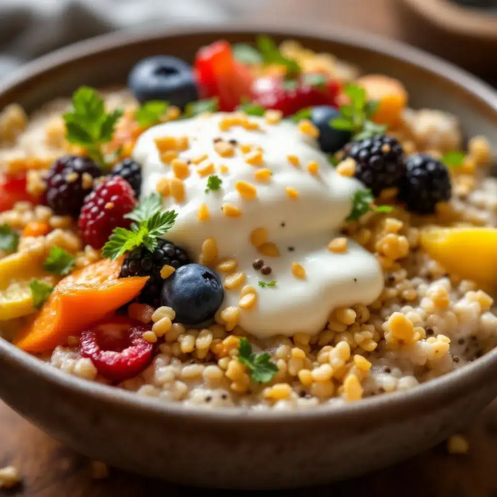 creamy high-fiber overnight oats preparation steps