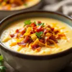 creamy loaded baked potato soup - featured image