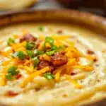 creamy loaded baked potato soup - featured image