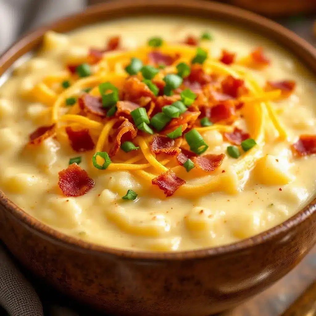 creamy loaded baked potato soup - featured image
