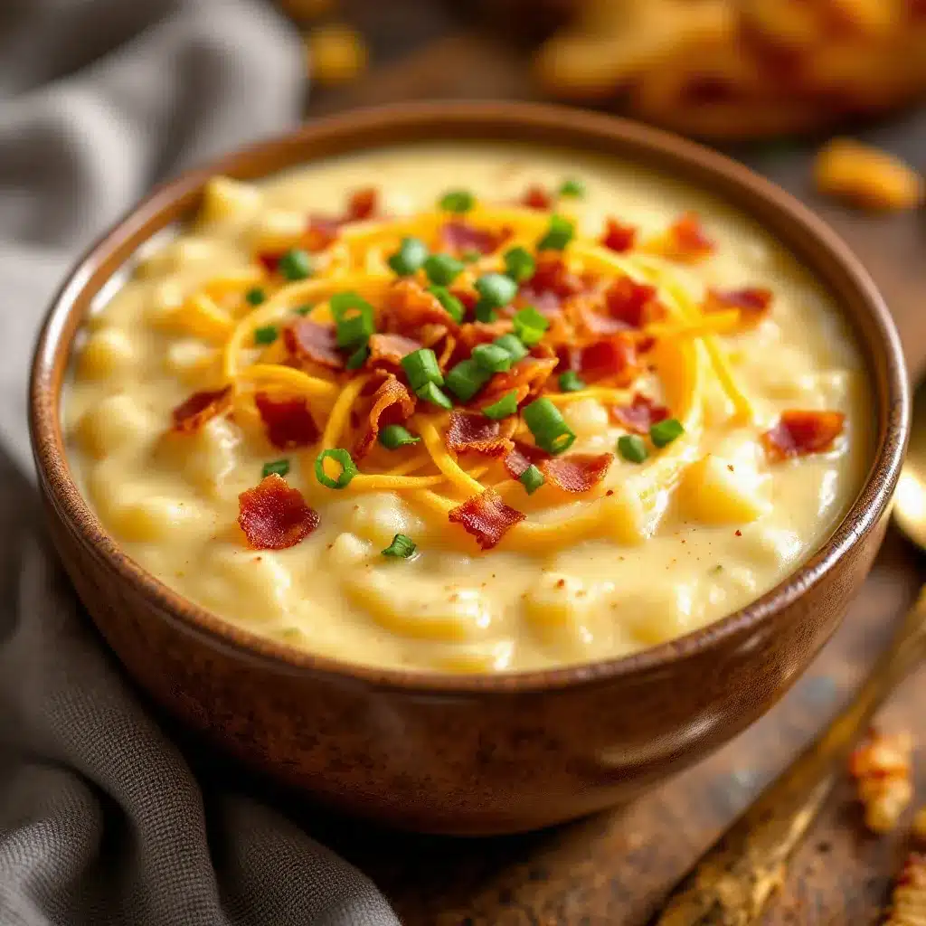 creamy loaded baked potato soup preparation steps