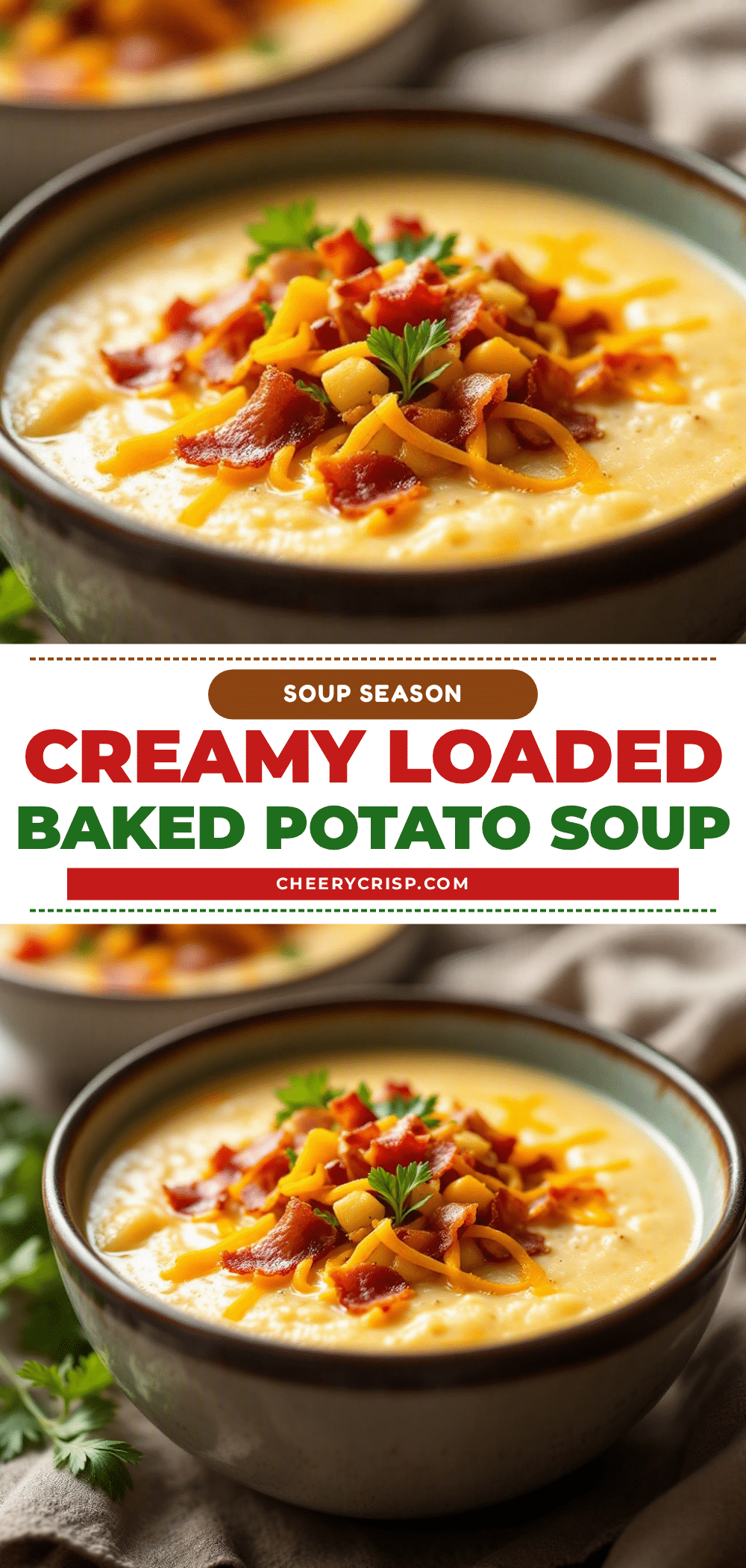 creamy loaded baked potato soup recipe