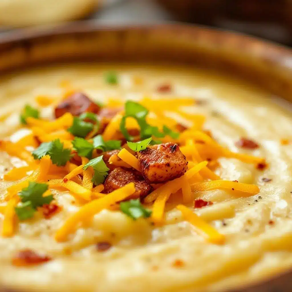 creamy loaded baked potato soup - featured image