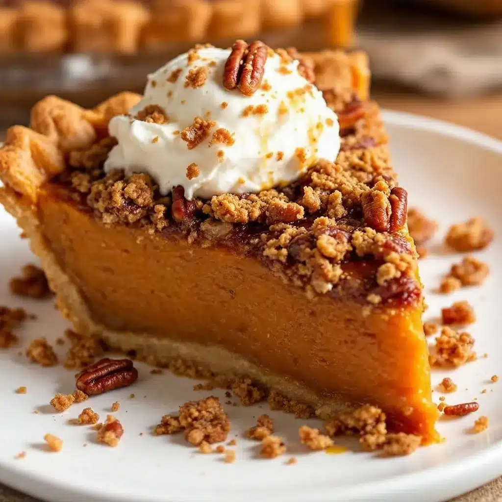 Creamy Maple Bourbon Pumpkin Pie preparation steps