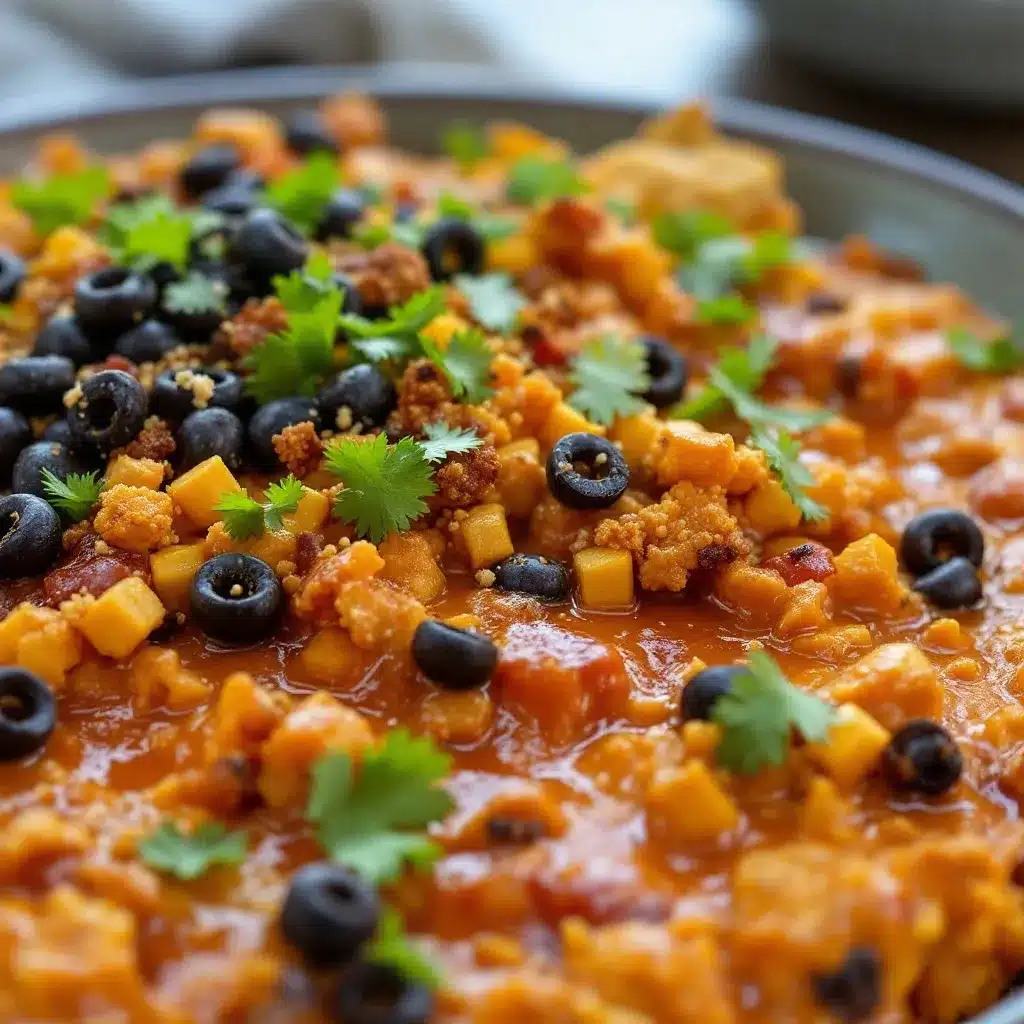 Creamy Pumpkin Patch Taco Dip preparation steps