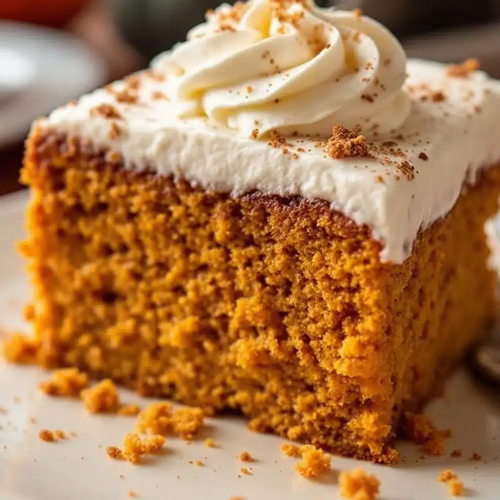 creamy pumpkin tres leches cake - featured image
