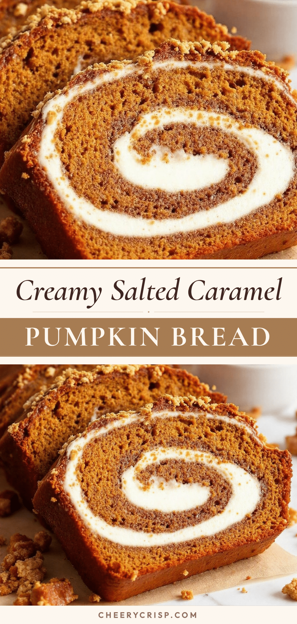 creamy salted caramel pumpkin bread recipe