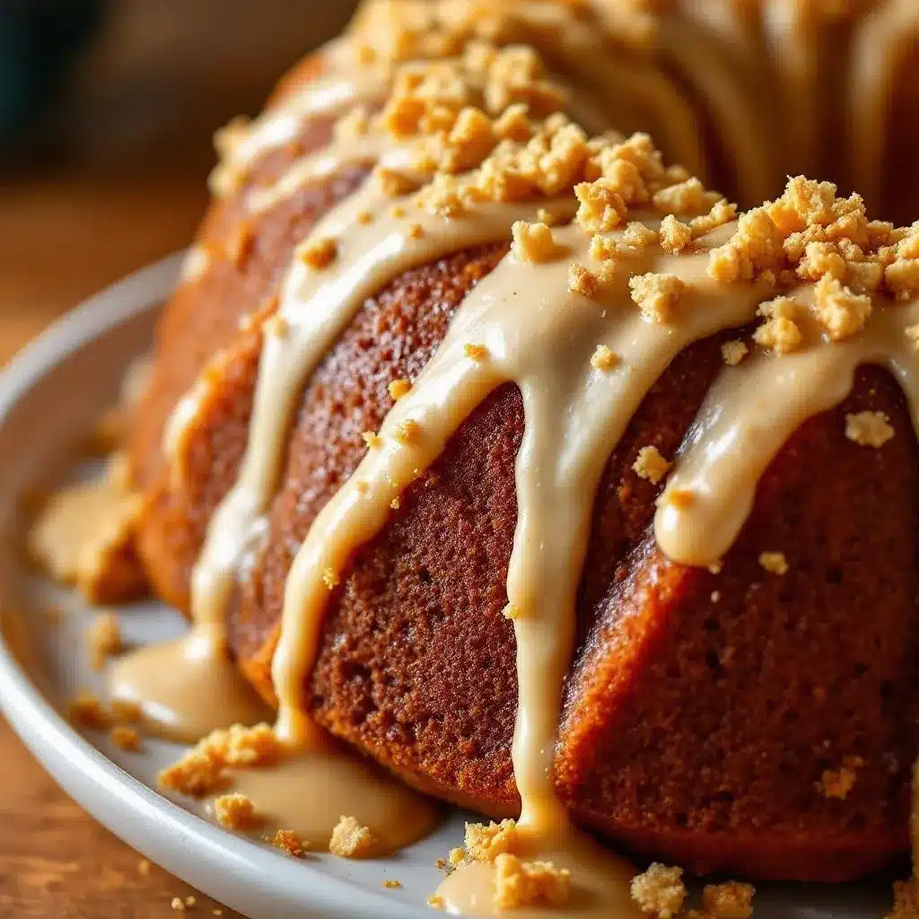 creamy salted caramel pumpkin bundt cake preparation steps