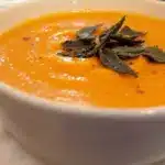 creamy slow cooker butternut squash soup - featured image