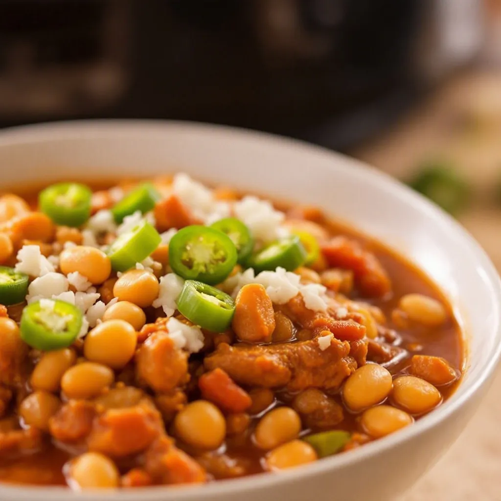 creamy turkey chili with white beans preparation steps