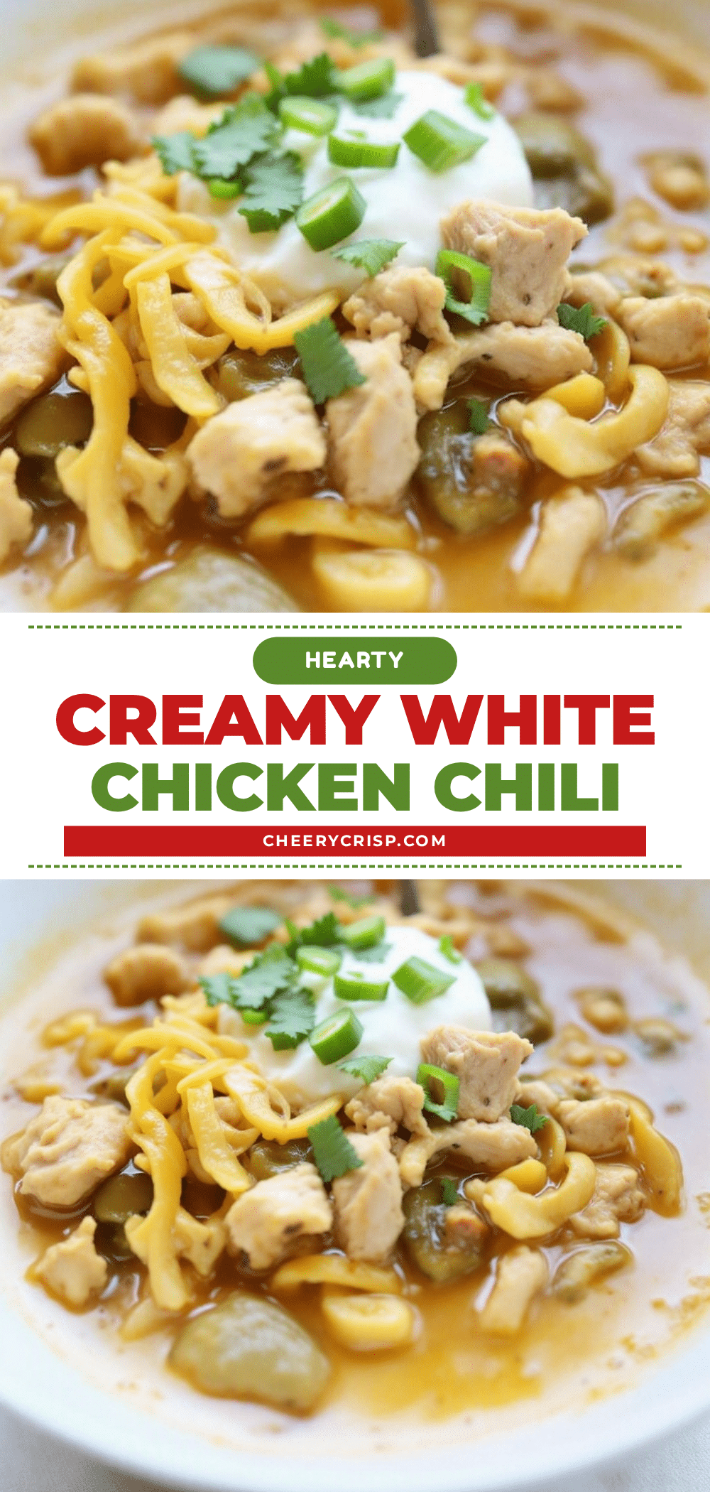 creamy white chicken chili with poblano peppers recipe