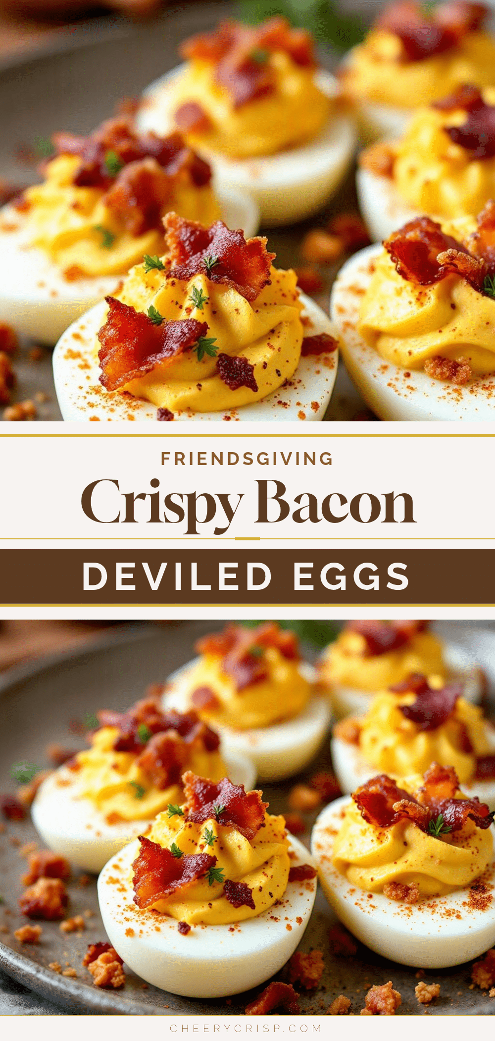 crispy bacon deviled eggs recipe