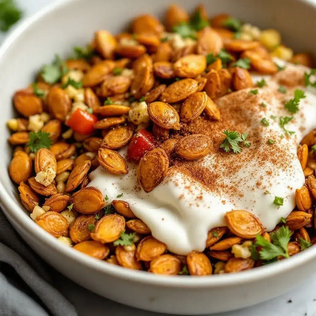 Crispy Baked Pumpkin Seeds with Cinnamon Sugar preparation steps