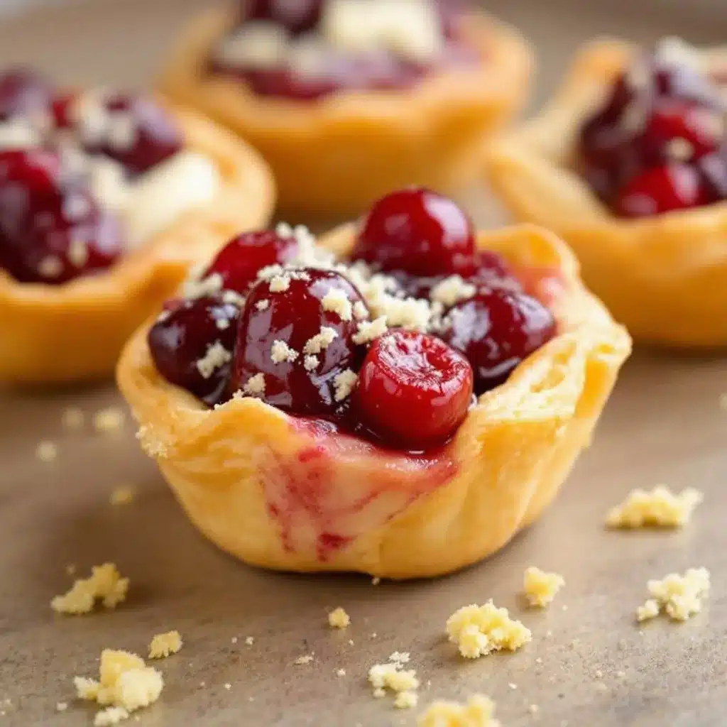 Crispy Cranberry Brie Bites preparation steps