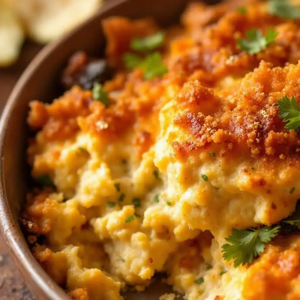 crispy fall vegetable dip with roasted garlic - featured image
