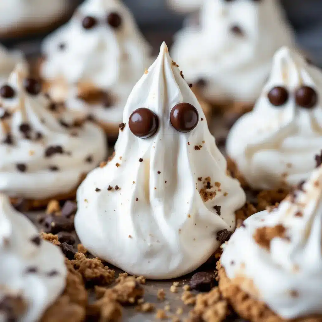 crispy ghost meringue cookies preparation steps