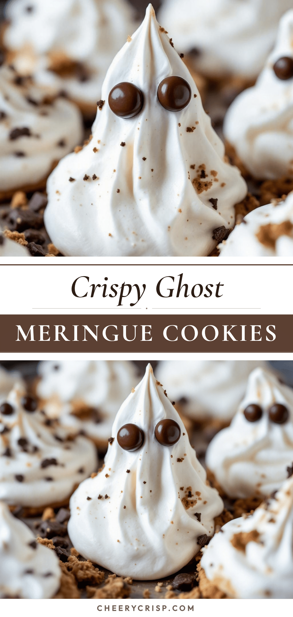 crispy ghost meringue cookies recipe