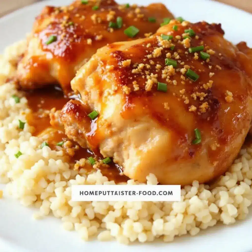 crispy honey garlic chicken thighs preparation steps