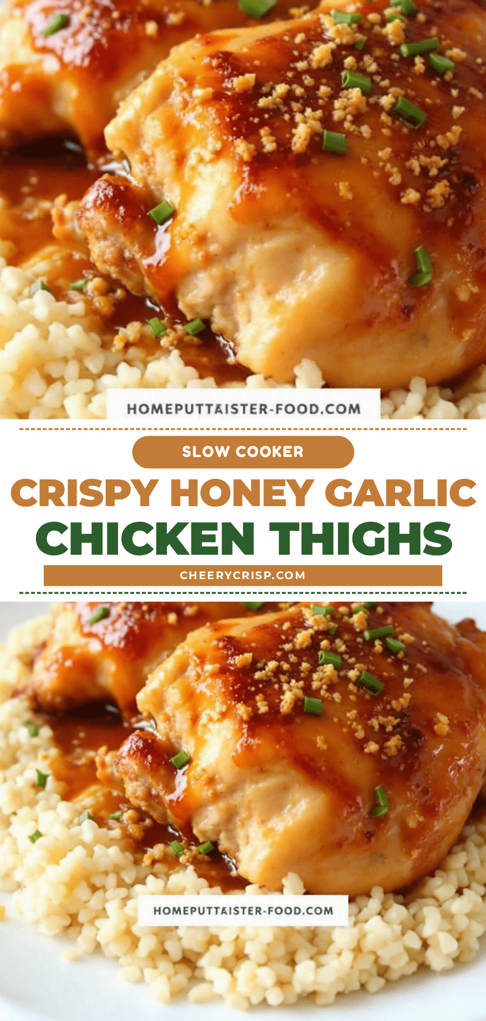 crispy honey garlic chicken thighs recipe