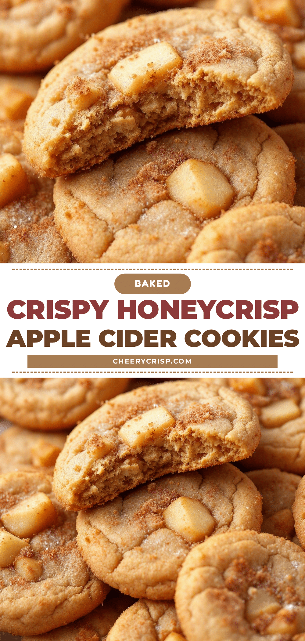 Crispy Honeycrisp Apple Cider Cookies recipe