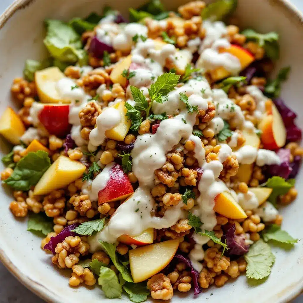 Crispy Honeycrisp Apple Walnut Salad preparation steps
