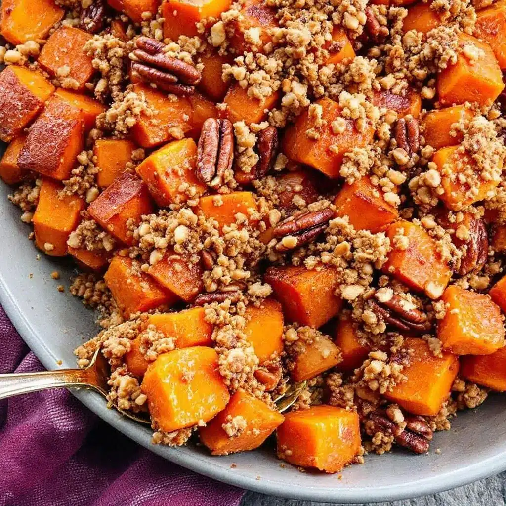 crispy maple roasted sweet potatoes preparation steps