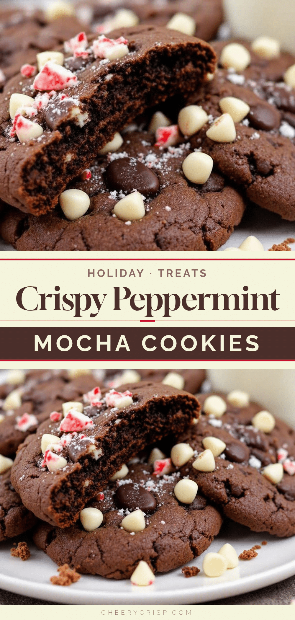 crispy peppermint mocha cookies recipe