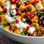 crispy roasted delicata squash salad - featured image