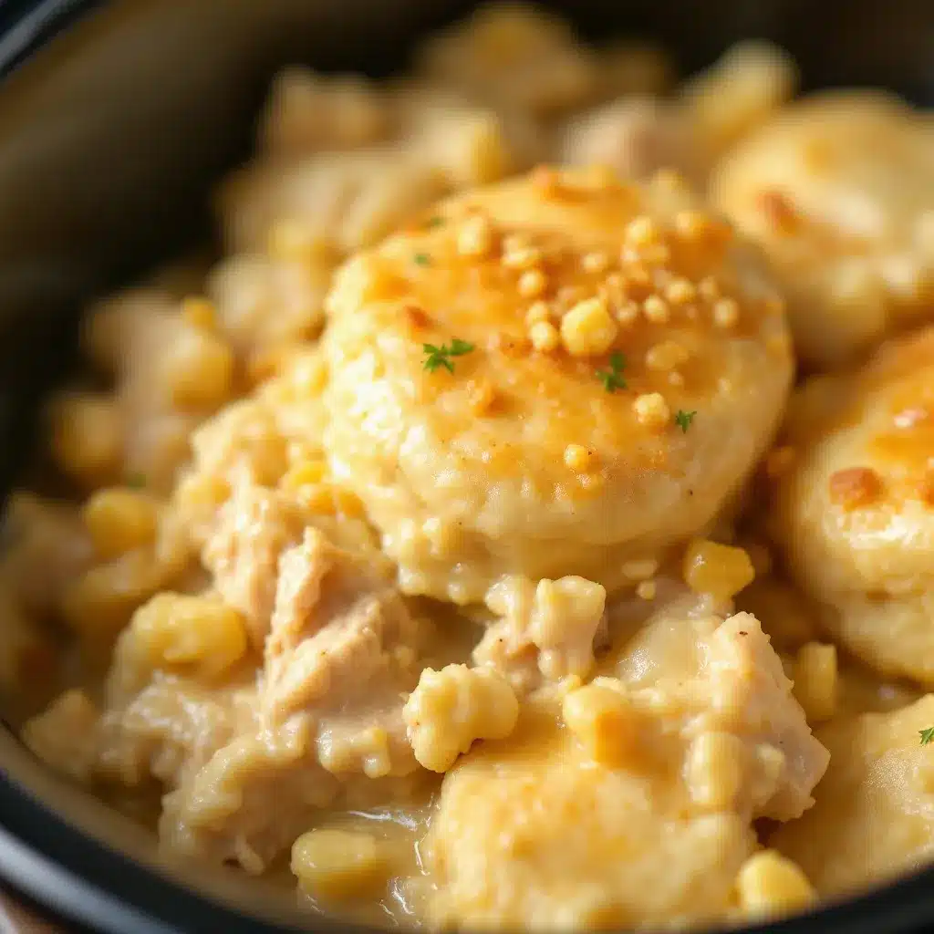 crockpot chicken and dumplings preparation steps